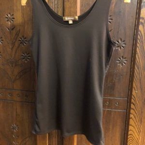 Chocolate knit tank top